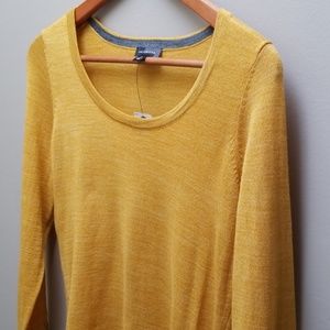 NWT The Limited mustard color lightweight sweater
